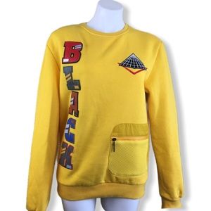 Black Pyramid 3D Rubber Patch  Sweatshirt